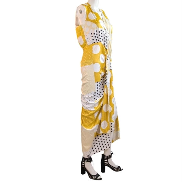 Eva Mendes For NY & Co Fabulous Polka Dot Faux Wrap Dress!! - Picture 14 of 17